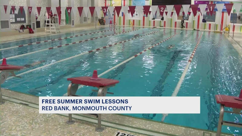 Story image: New water safety initiative offers free swim lessons to third-grade students in Red Bank