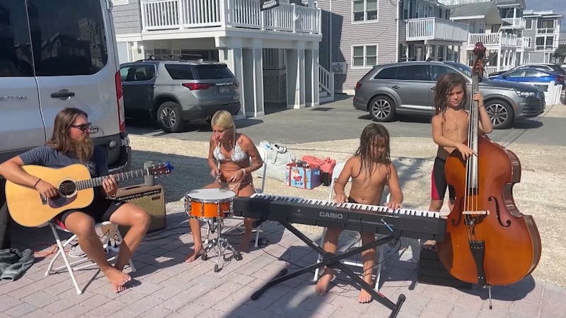 Story image: Gilbert Family Band entertains Long Beach Island visitors with free concerts