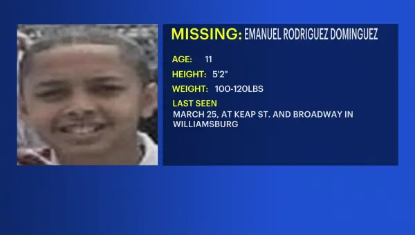 NYPD: 11-year-old from Williamsburg missing