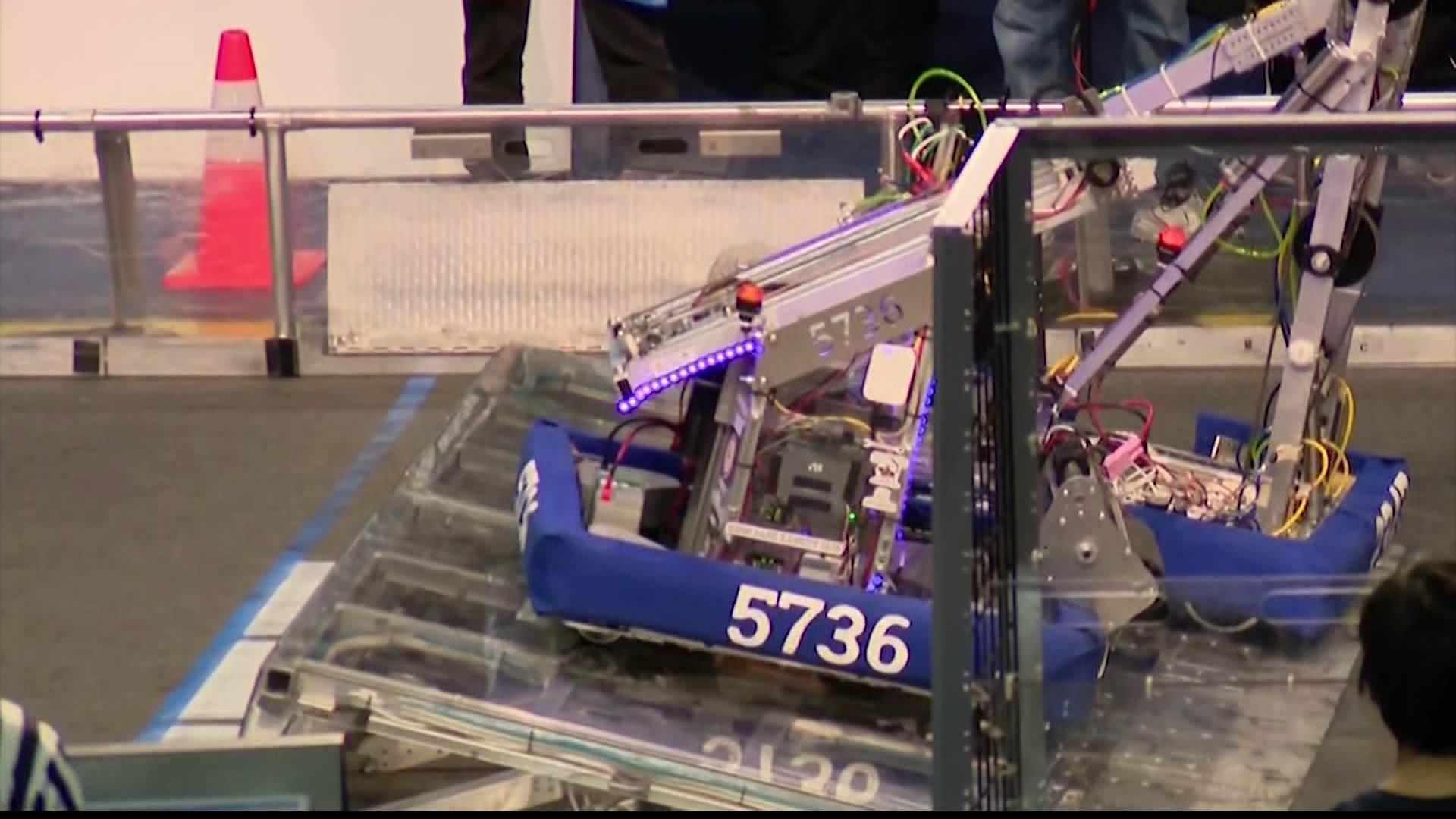 45 teams square off in robotics competition at Hofstra University