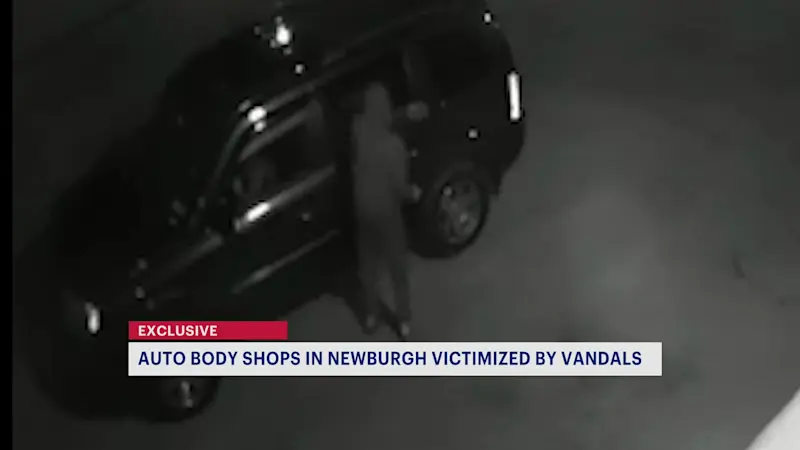 Story image: ‘We are struggling here.’ News 12 uncovers rash in vandalism targeting Newburgh auto shops