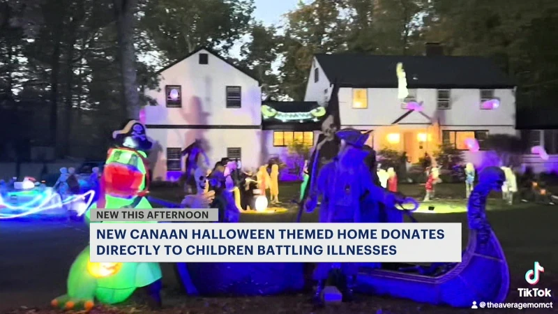 Story image: New Canaan Halloween display pay tributes to Taylor Swift; proceeds benefit St. Jude