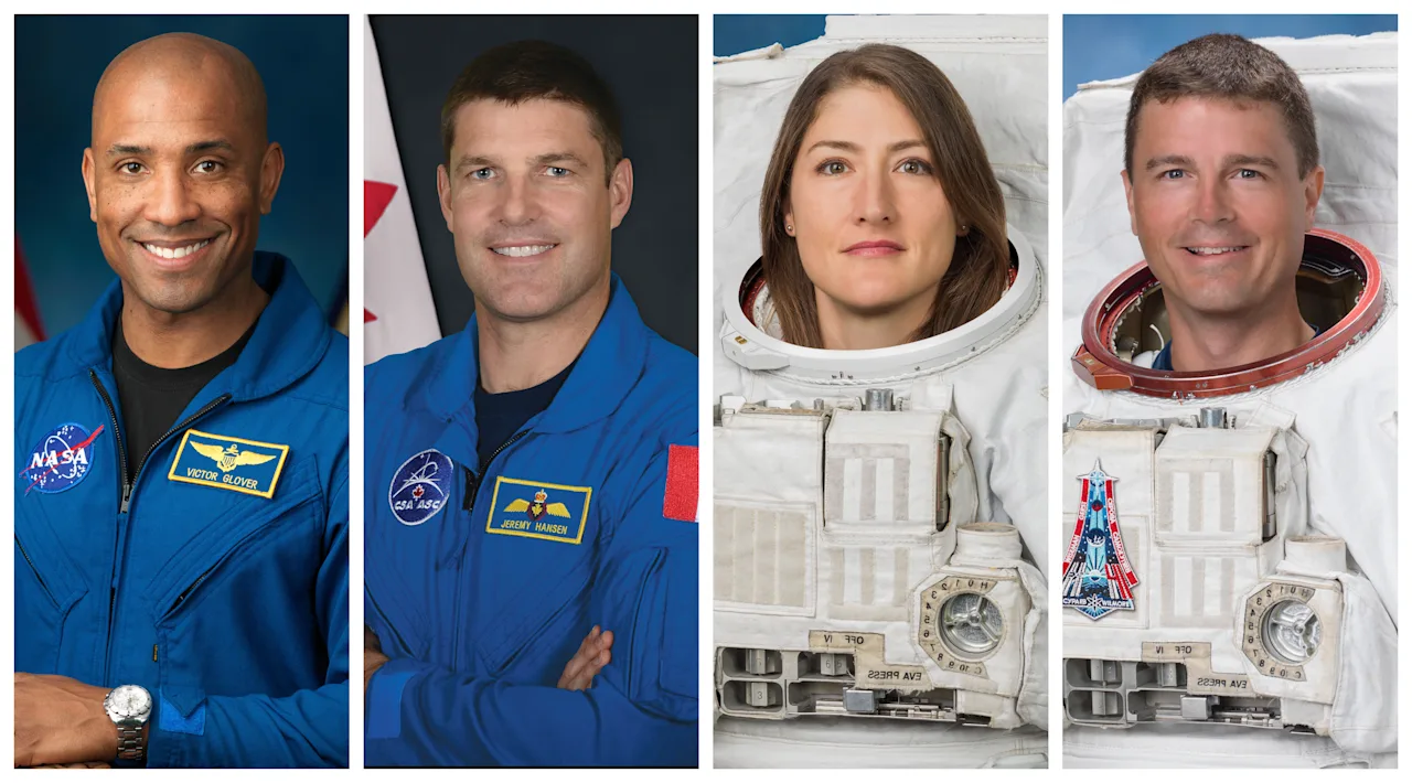 NASA's 1st moon crew in 50 years includes 1 woman, 3 men