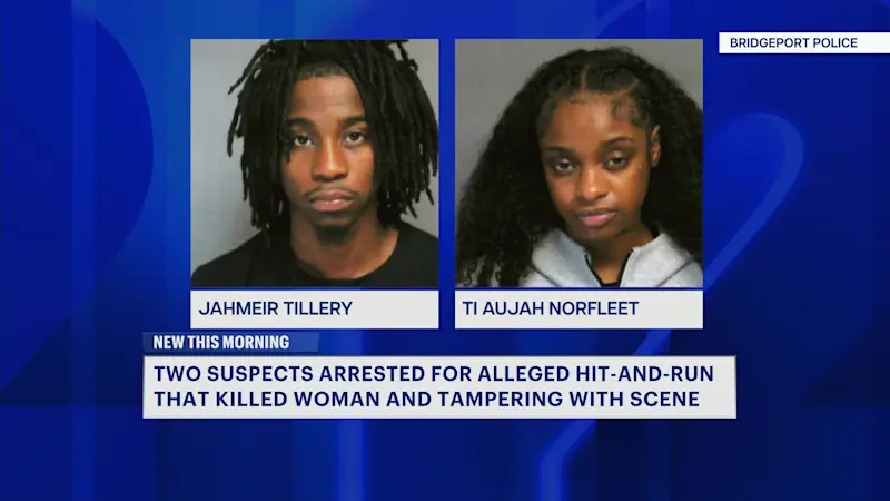 Story image: Police: 2 face charges in connection with fatal Bridgeport hit-and-run