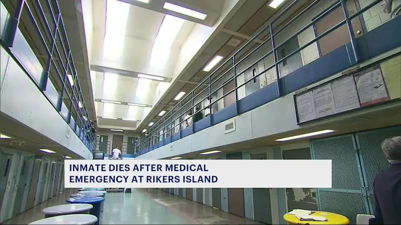 Story image: Inmate from Brooklyn dies at Rikers Island; 13th inmate death this year