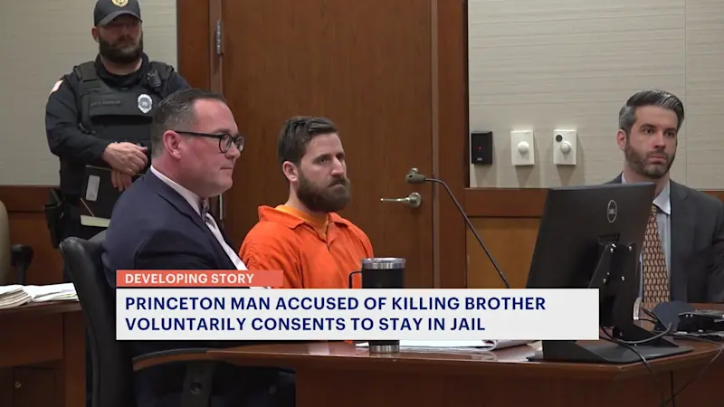 Story image: Princeton man accused of killing younger brother faces Mercer County judge