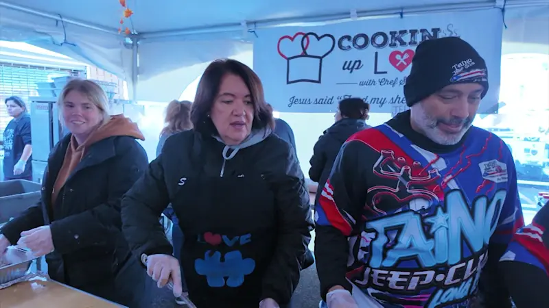Story image: Volunteers serve up comfort and community at Angels of Long Island Thanksgiving feast