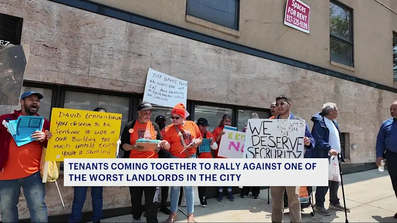 Story image: Tenants rally against David Tennenbaum, dubbed one of the worst landlords in NYC