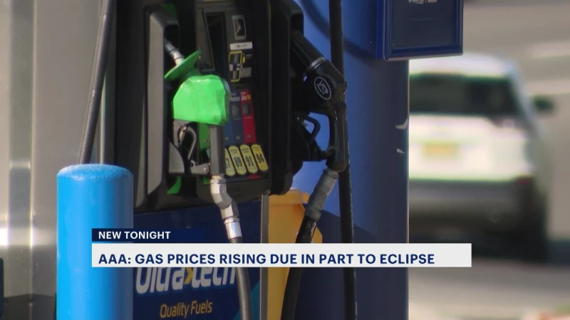Story image: Solar eclipse partially to blame for uptick in gas prices