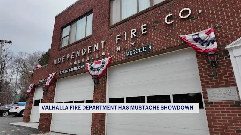 Story image: Valhalla Fire Department participates in No-Shave November with a twist
