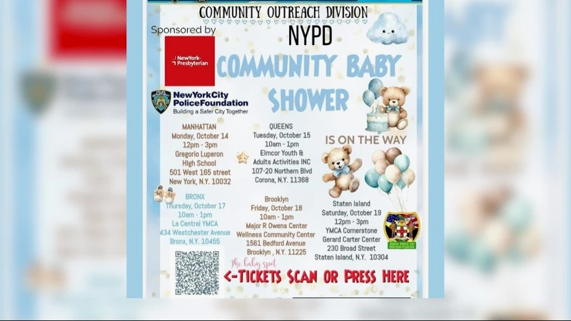 Story image: NYPD community baby showers returns to the boroughs