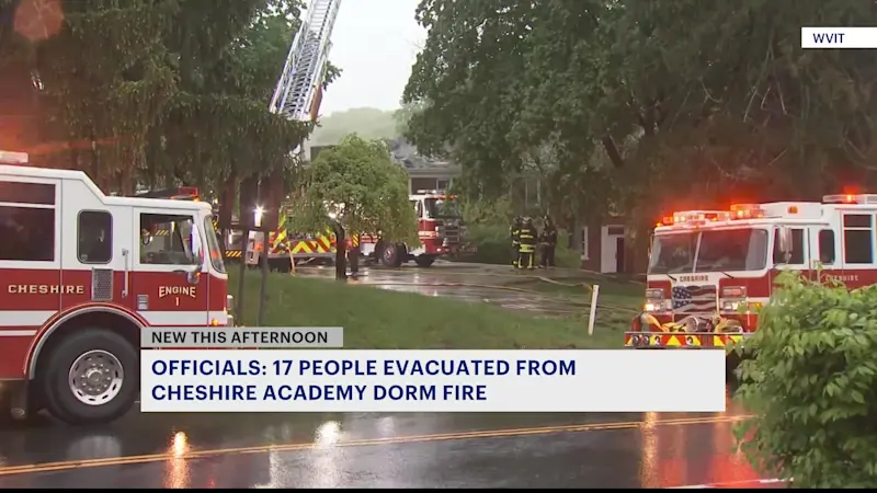 Story image: Officials: Students and staff escape Cheshire Academy dorm fire