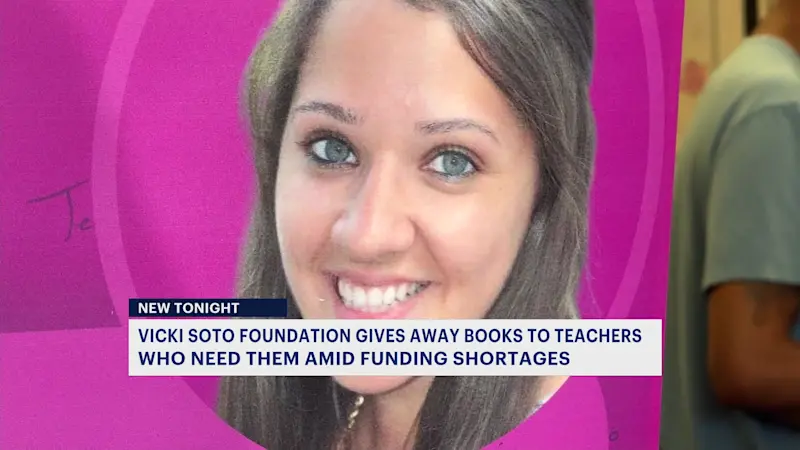 Story image: Victoria Soto Foundation holds book giveaway for teachers impacted by funding shortages