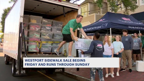 Westport Sidewalk Sale begins today and runs through Sunday