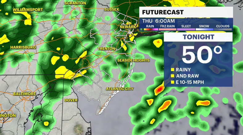 Storm Watch: Rainy and raw conditions through the rest of the week