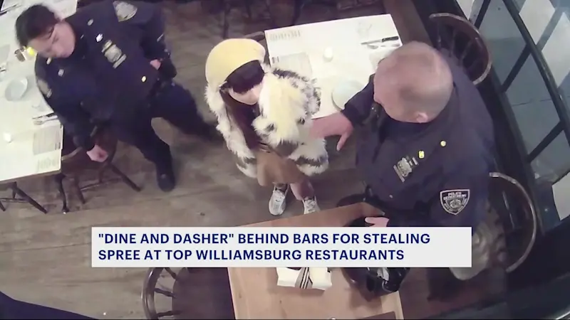 Story image: Serial Williamsburg dine-and-dasher behind bars at Rikers Island