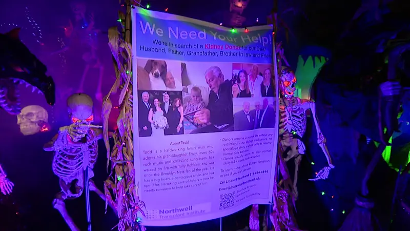 Story image: ‘The scariest house’ in Oceanside spreads hope in search for kidney donor