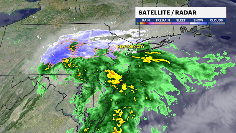 Story image: Morning showers and cloudy skies in The Bronx