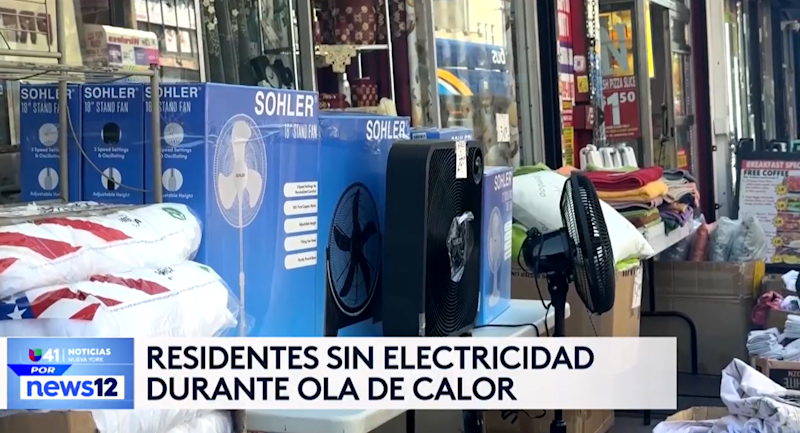 Story image: Univision 41 News Brief: Residentes sin electricidad durante ola de calor