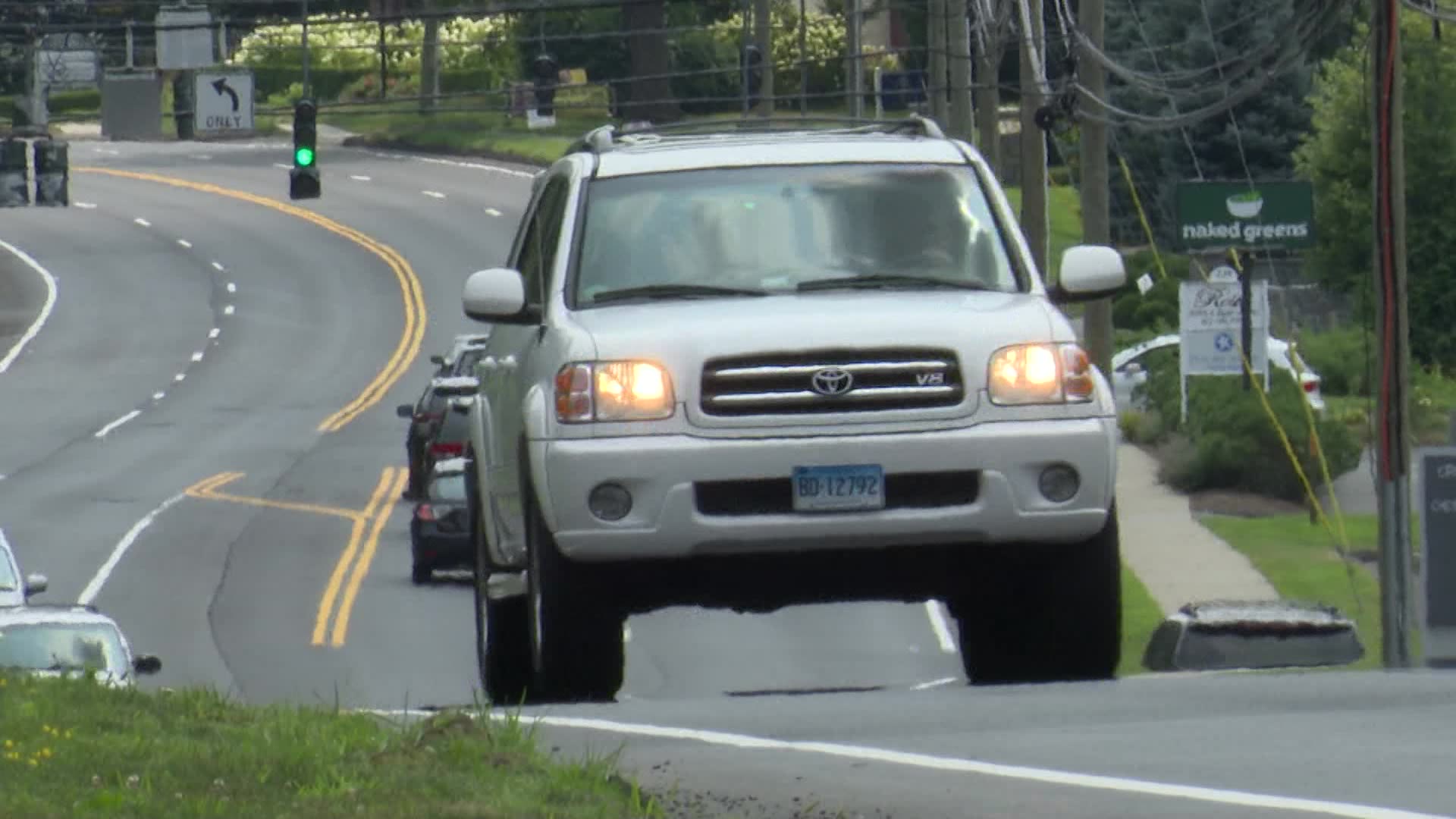 Drivers say construction on Route 7 in Wilton damaged cars