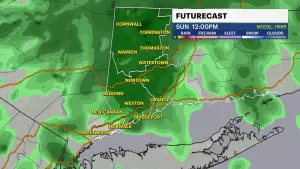 Rain throughout Sunday for Connecticut