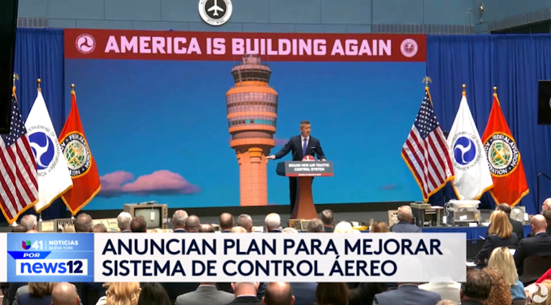 Story image: Univision 41 News Brief: Anuncian plan para mejorar sistema de control áereo