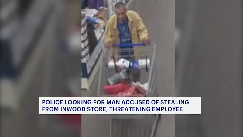 Story image: Police seek man who stole from Inwood store, threatened employee