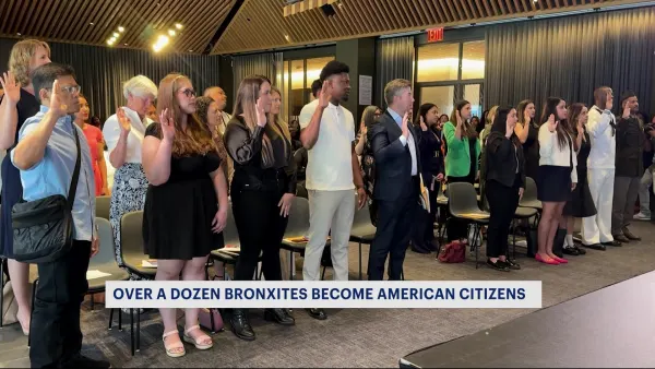 Over a dozen new citizens sworn in ahead of Fourth of July