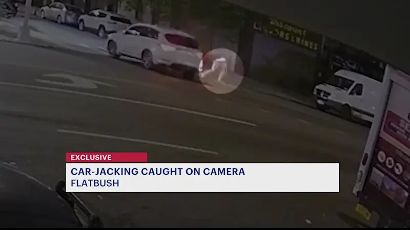Story image: Exclusive: Flatbush woman says she was attacked, dragged out of vehicle during carjacking caught on camera 