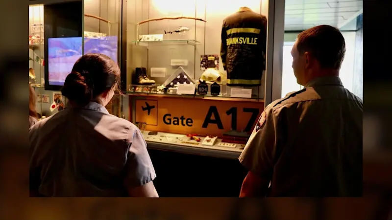 Story image: Jersey Proud: Flight 93 gate sign moved to Shanksville memorial