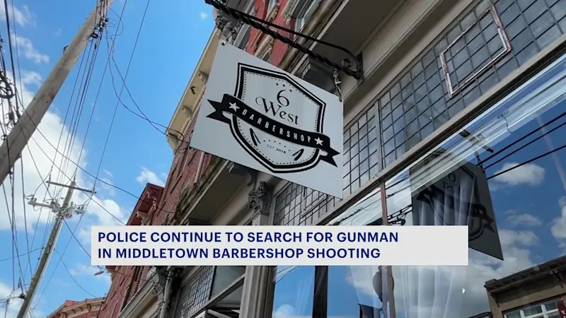 Story image: Masked gunman opens fire inside Middletown barbershop, shoots 17-year-old