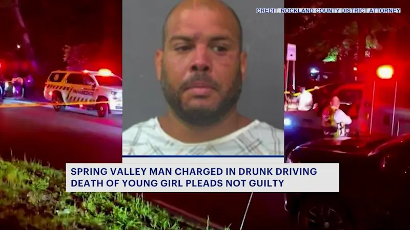 Story image: Rockland man pleads not guilty to charges for crash that killed 4-year-old girl walking with family