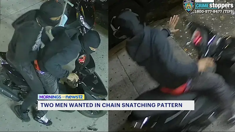 Story image: 2 men wanted for armed robbery of jewelry in The Bronx