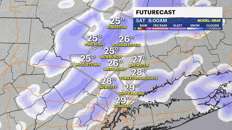 Story image: THUNDERBOLT 12: Heavy snow not expected but prepare for salting and potential icy conditions