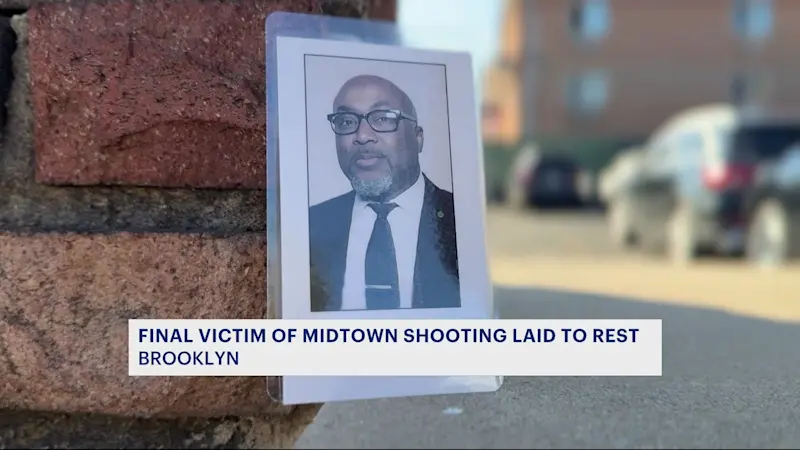 Story image: Aland Etienne, security guard killed in Manhattan mass shooting, remembered at Brooklyn funeral service