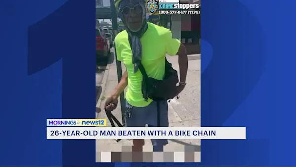 NYPD: Man wanted for assaulting driver with a bike chain in Gravesend