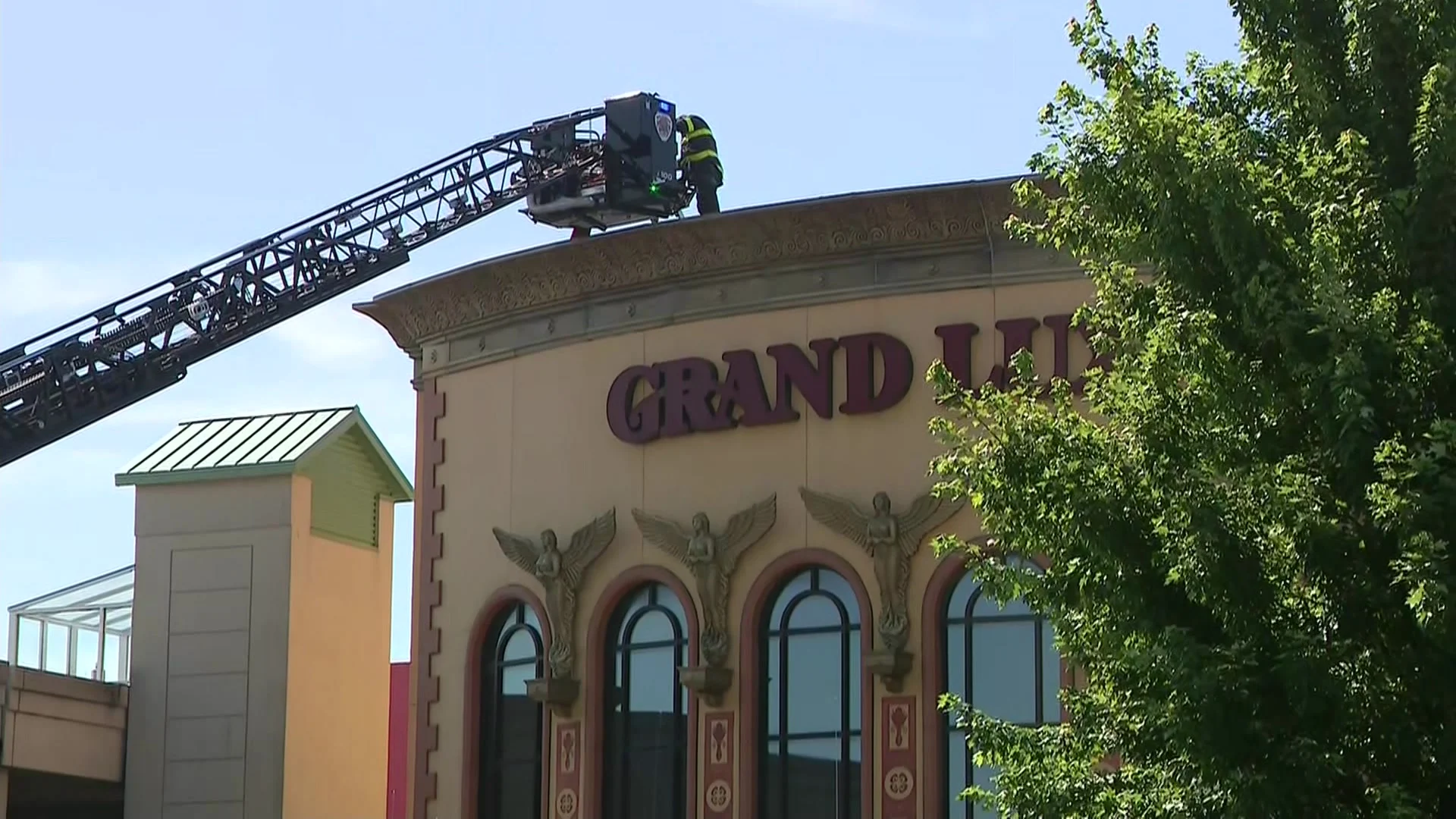 Officials: 1 employee injured after fire breaks out in kitchen at Grand Lux Café
