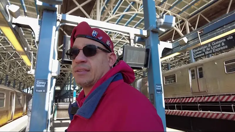 Story image: Guardian Angels patrol trains after Coney Island assault