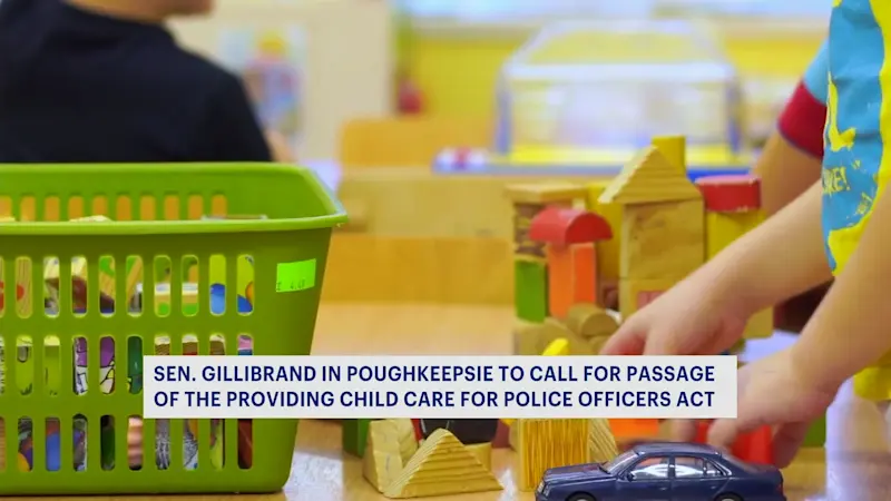 Story image: Gillibrand pushes child care bill to support police amid staffing shortages