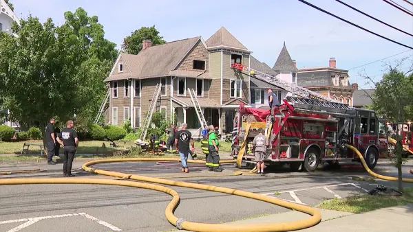 Mayor: Fire breaks out at 100-year-old home in Somerville