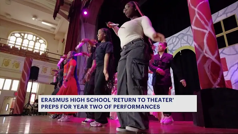 Story image: Theater makes big comeback at Erasmus High School 