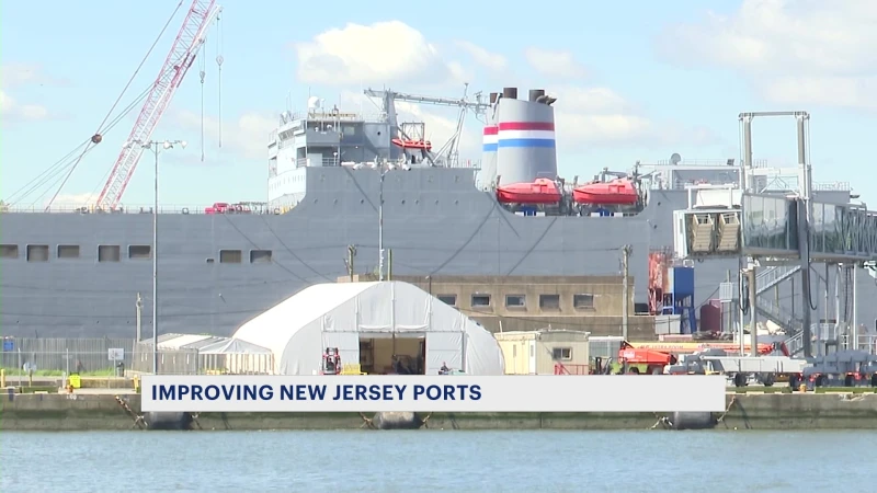 Story image: Officials announce multimillion-dollar project to help improve Port of New York and New Jersey