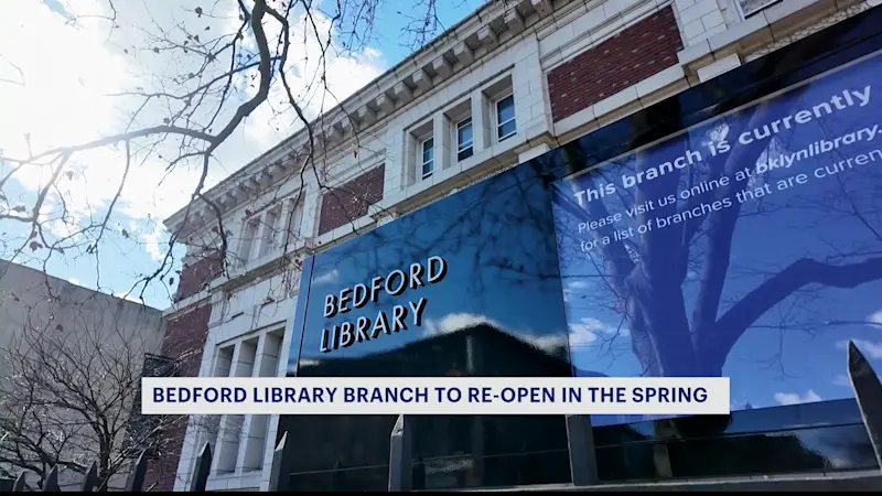 Story image: Bedford Library set to reopen this spring after being closed since 2021