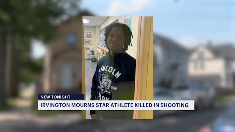 Story image: Community mourns Irvington teen killed in Newark as search for gunman continues