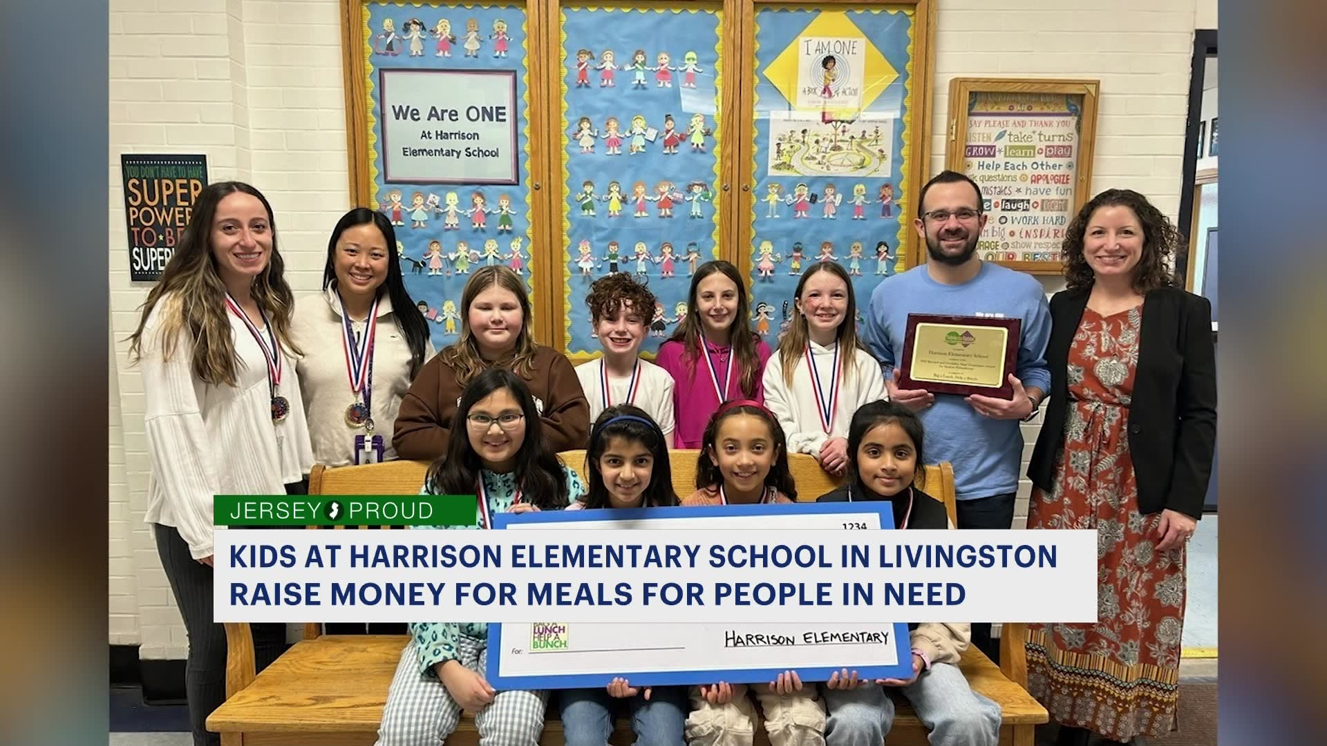 Jersey Proud Harrison Elementary School students raise hundreds for