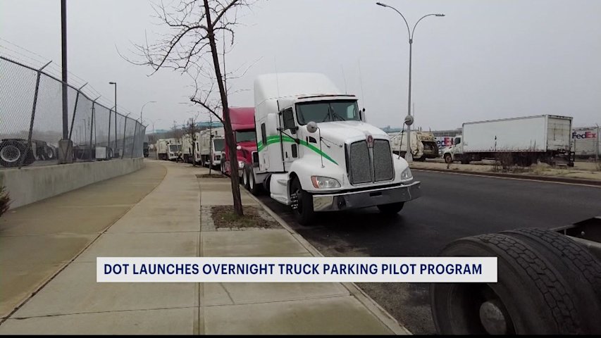 DOT launches overnight parking pilot program to get trucks out of residential areas