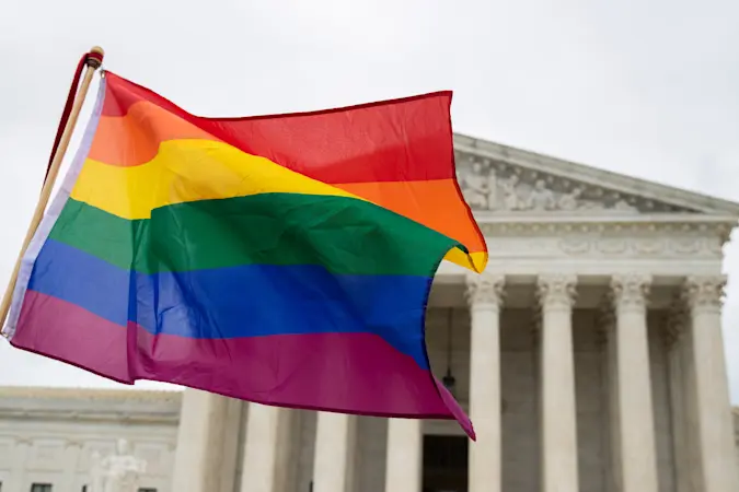 Story image: Supreme Court rejects call to overturn its decision legalizing same-sex marriage nationwide
