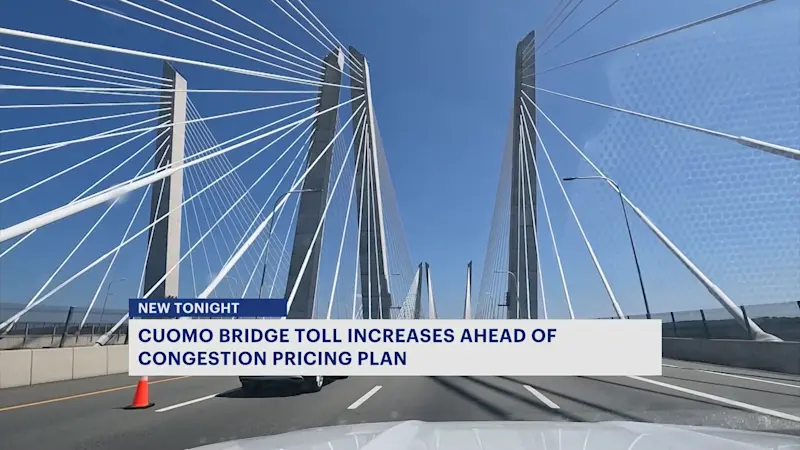 Story image: Toll increase on Cuomo Bridge now in effect 