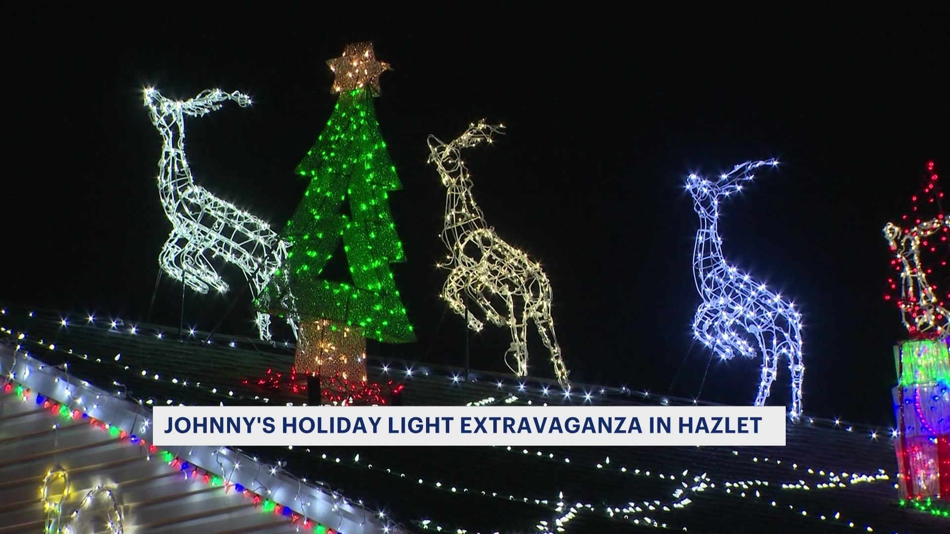 Decorated holiday homes Johnny's Hazlet Holiday Light Extravaganza
