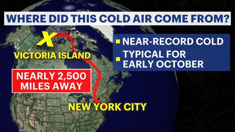 Story image: Where did the cold air come from?